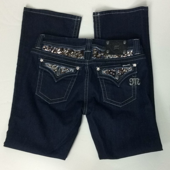 Miss Me Embellished Easy Boot Jeans 30 #JE5731E2R - Picture 5 of 8